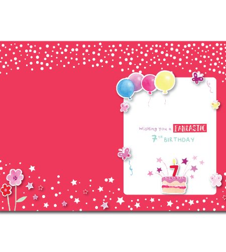 7th Birthday Card - Image 2