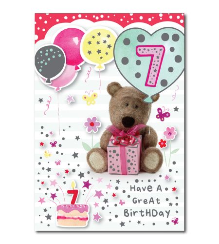 7th Birthday Card