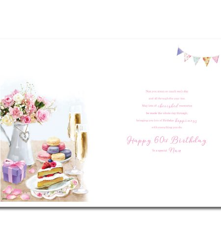 60th Birthday Nan Card - Image 2