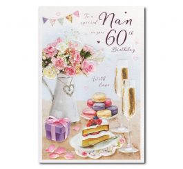 60th Birthday Nan Card