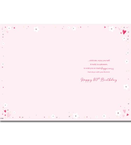 80th Birthday Nan Card - Image 2