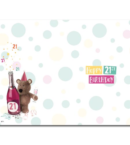 21st Birthday Card - Image 2