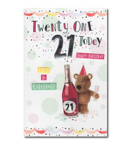 21st Birthday Card