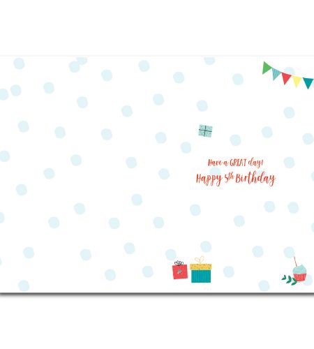 5th Birthday Card - Image 2
