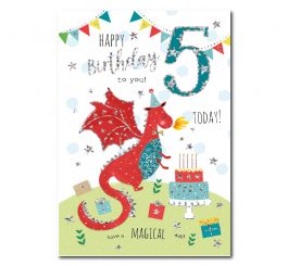 5th Birthday Card