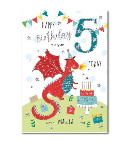 5th Birthday Card