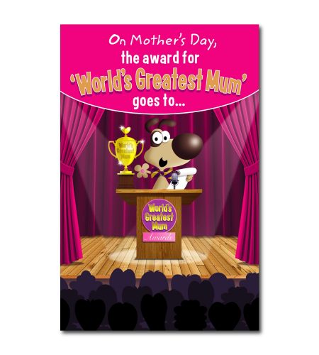 World's Greatest Mum Mother's Day Card