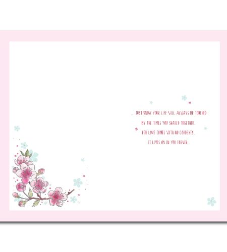 Loss of Granddaughter Sympathy Card - Image 2