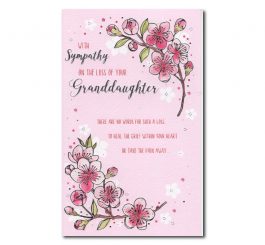 Loss of Granddaughter Sympathy Card