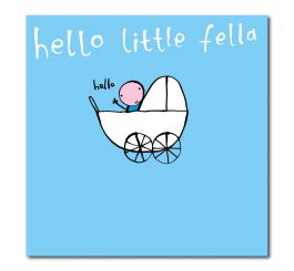 Baby Boy Birth Card