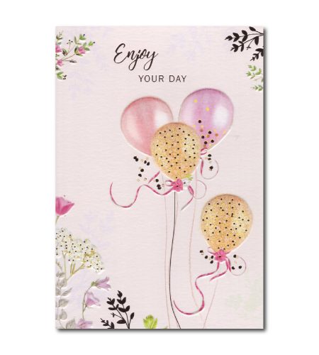 Balloon Birthday Card