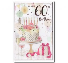 60th Birthday Card