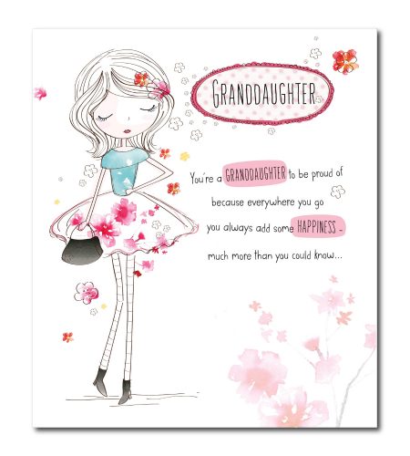 Granddaughter Birthday Card