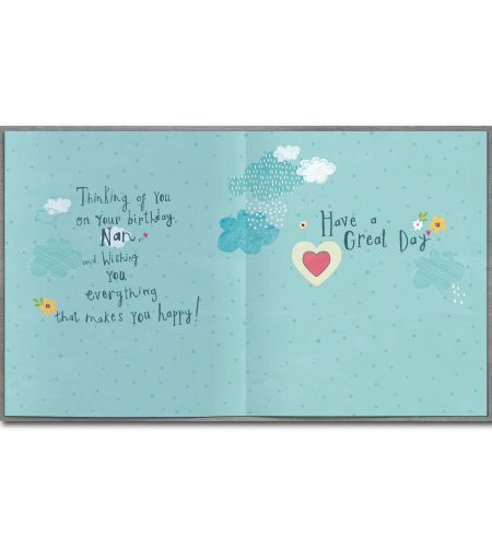 Lovely Nan Birthday Card - Image 2
