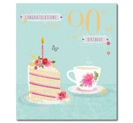 90th Birthday Card