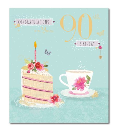 90th Birthday Card