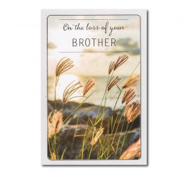 Loss of Brother Sympathy Card