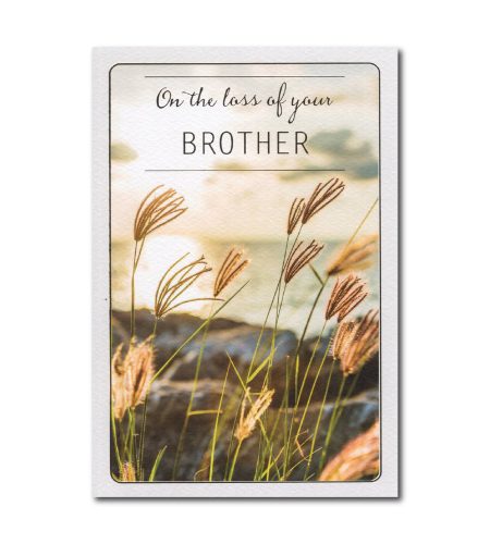 Loss of Brother Sympathy Card
