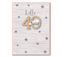 40th Birthday Card