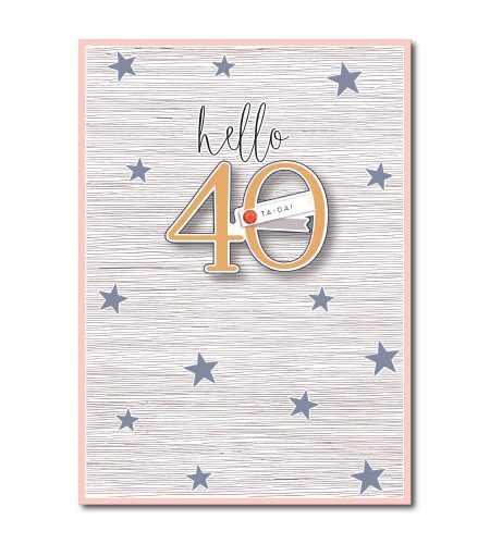 40th Birthday Card