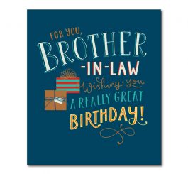 Brother In Law Birthday Card
