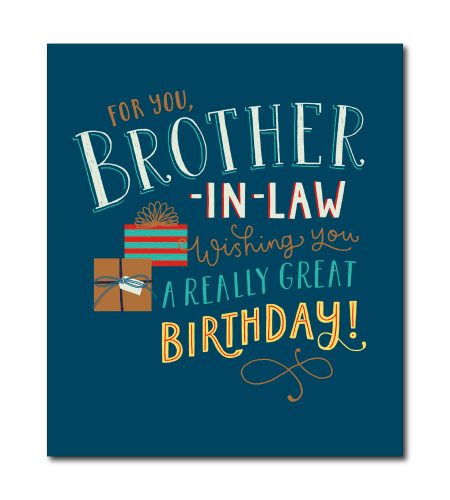 Brother In Law Birthday Card