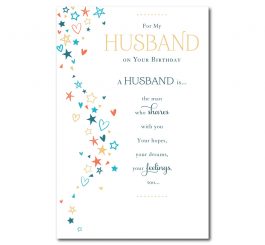 Husband Birthday Card
