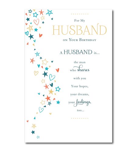 Husband Birthday Card