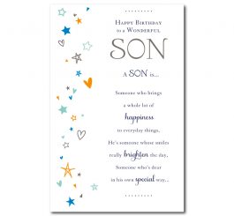 Son Birthday Card