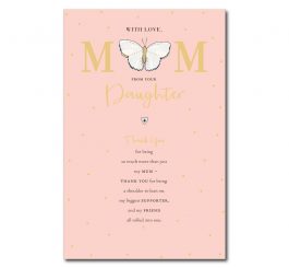 Mum From Daughter Mother's Day Card