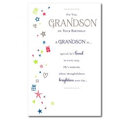 Grandson Birthday Card
