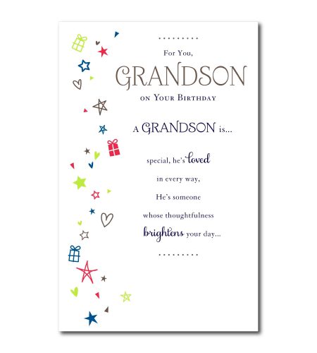 Grandson Birthday Card