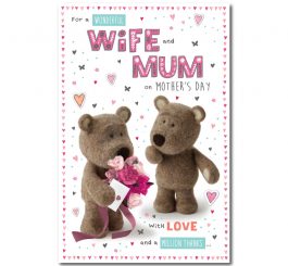 Wife & Mum Mother's Day Card