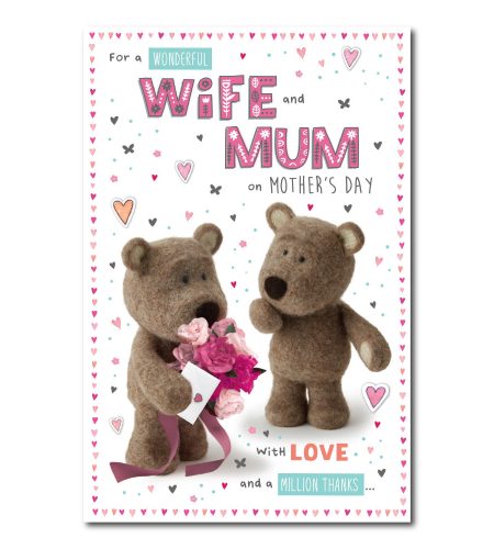 Wife & Mum Mother's Day Card