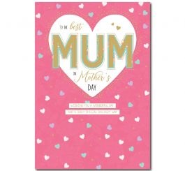 Best Mum Mother's Day Card