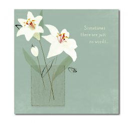 Lilies Sympathy Card