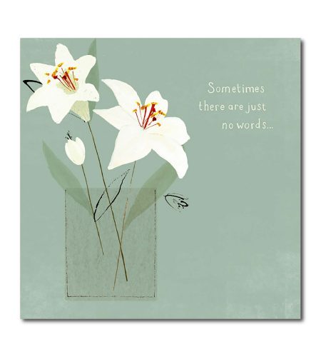 Lilies Sympathy Card
