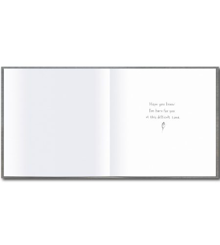 Lilies Sympathy Card - Image 2