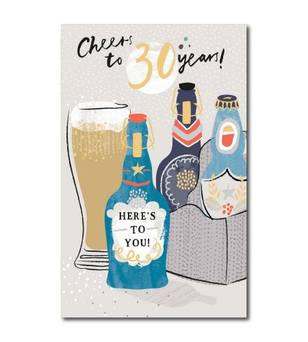 30th Birthday Card