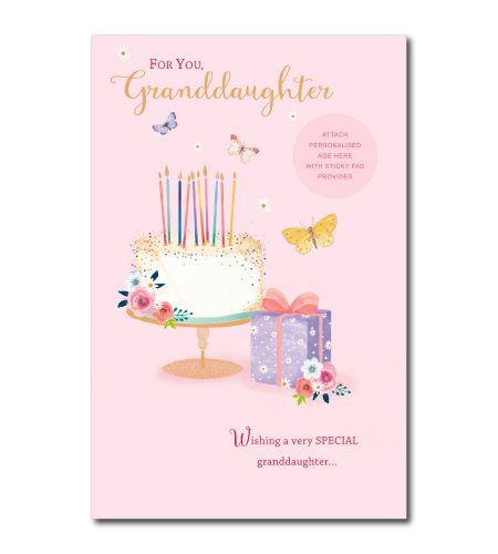 Granddaughter Birthday Card