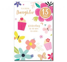 13th Birthday Daughter Card