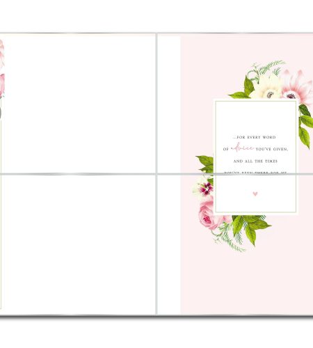 Mum Floral Mother's Day Card - Image 2