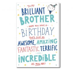 Brother Birthday Card