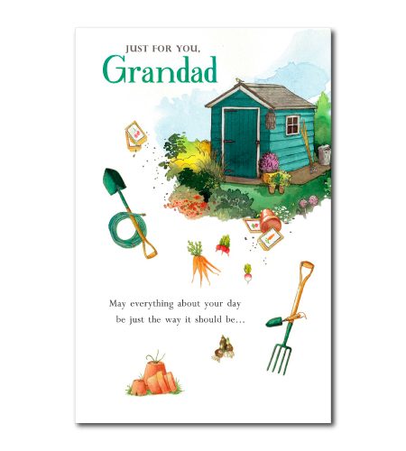 Grandad Gardening Birthday Card
