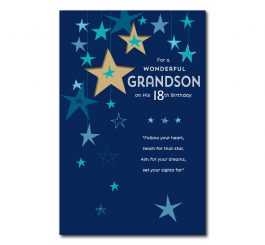 18th Birthday Grandson Card