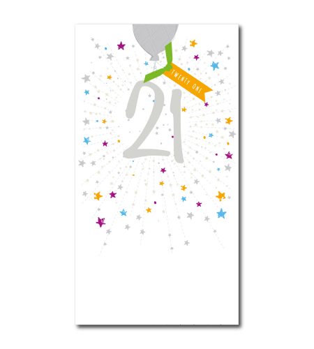 21st Birthday Card