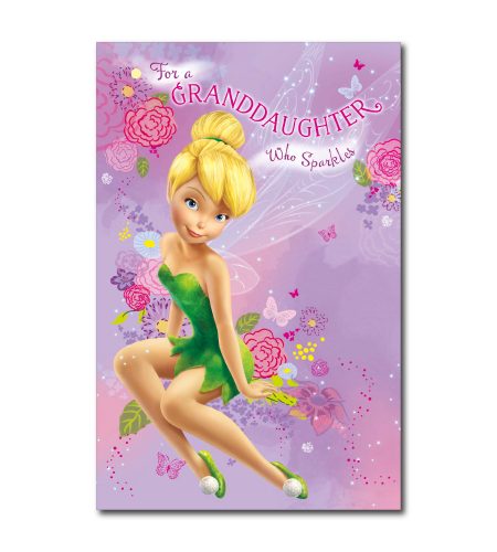 Granddaughter Tinkerbell Birthday Card