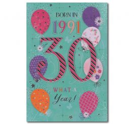 30th Birthday Card