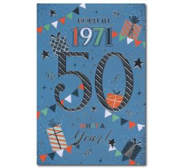 50th Birthday Card