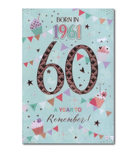 60th Birthday Card